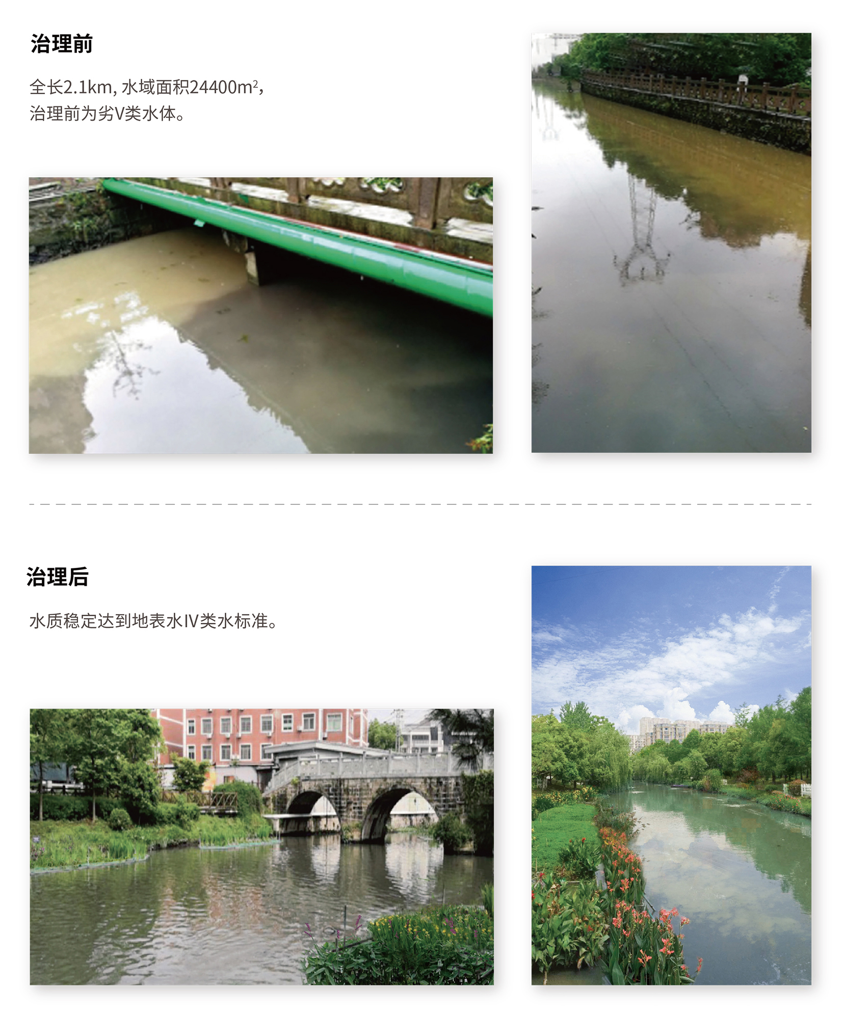城市內河水生態治理案例